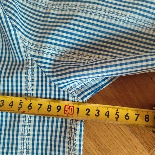Blu Deise blouse like new, light cotton, blue and white, sizes M/L
