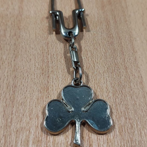 Panathinaikos old metal advertising keychain used