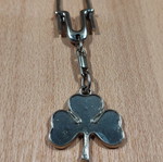 Panathinaikos old metal advertising keychain used