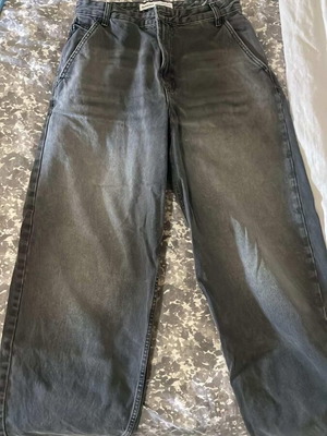 Denim wide Bershka pants like new, size M 38 10