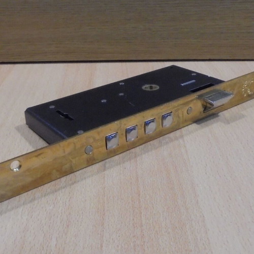 Securemme 2017 Italian mortise security lock 4 pins, 2 turns with 4 keys like new