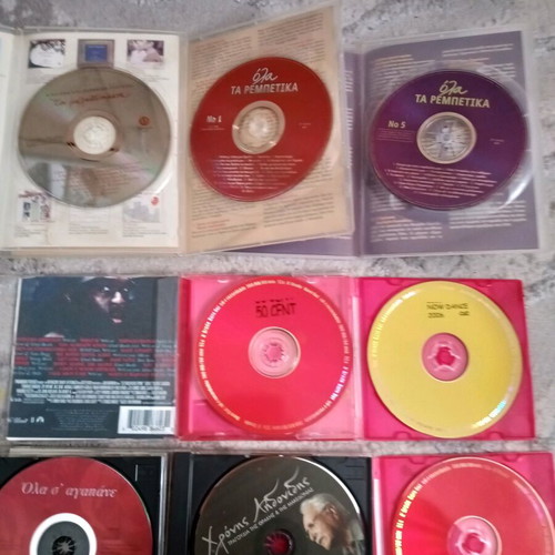 Traditional CDs like new, pack of 8