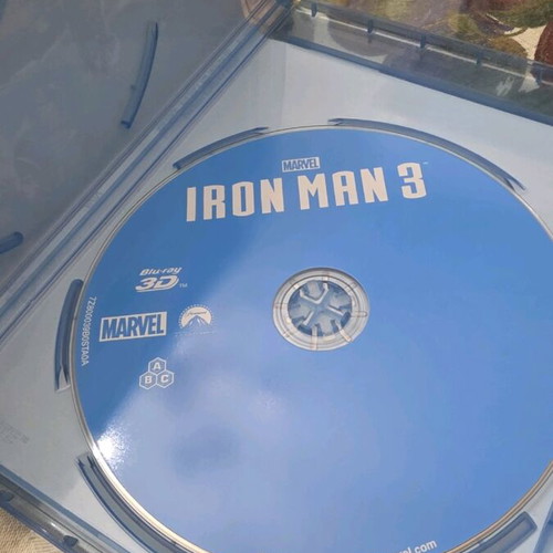 Blu-ray Iron Man 3 3D like new, disc only