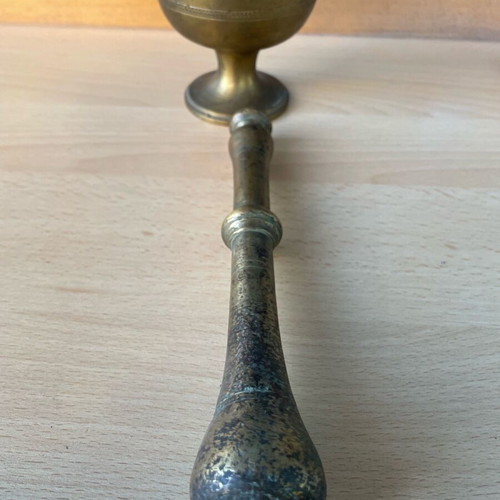 Bronze mortar used with pestle