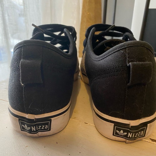 Adidas Nizza men's sneakers like new, black and white