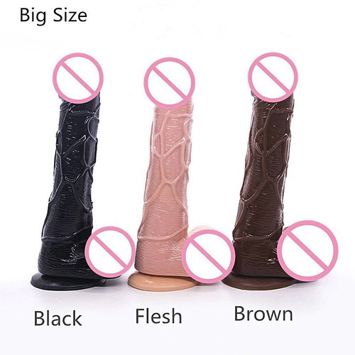 Penis vibrator with suction base, 20 cm, new