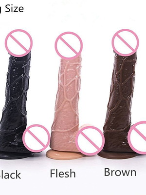 Penis vibrator with suction base, 20 cm, new