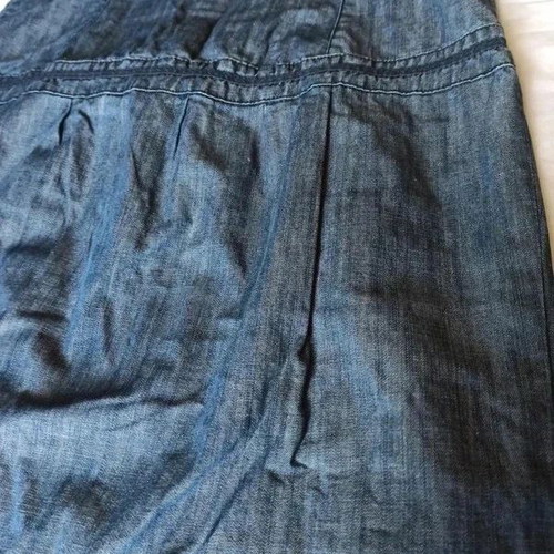 Street One denim dress with straps and belt like new, size S