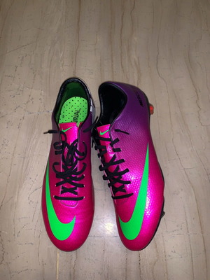 Nike Mercurial Vapor Elite ACC футболни обувки нови, номер 47.5, лилави