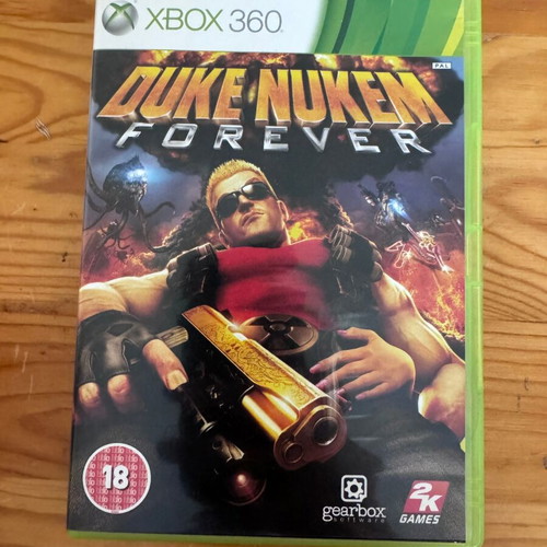 Duke Nukem Forever Xbox 360 like new action adventure game