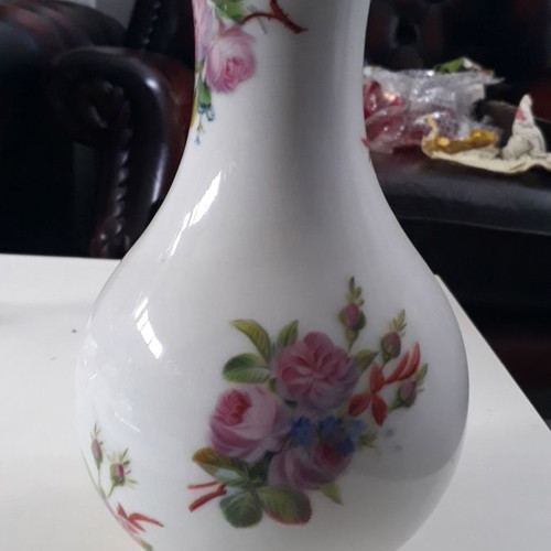 Porcelain vase used, 24 cm height