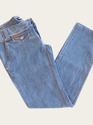 D&G Γυναικείο Τζιν Παντελόνι Χαμηλοκάβαλο Μεταχειρισμένο, Μέγεθος 40, Μπλε