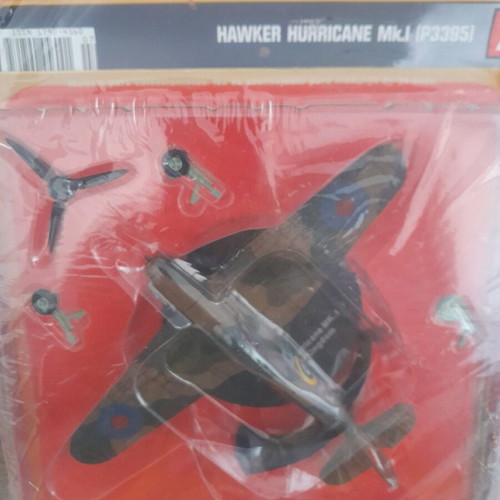 World War II fighter planes Deagostini new, metal miniatures 1:72 scale