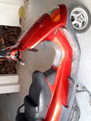Piaggio EX 150 σκούτερ σαν καινούργιο, κόκκινο μεταλλικό