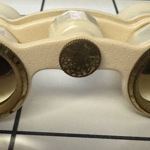 Vintage theatrical binoculars USSR 1965 used, 2.5x24 magnification