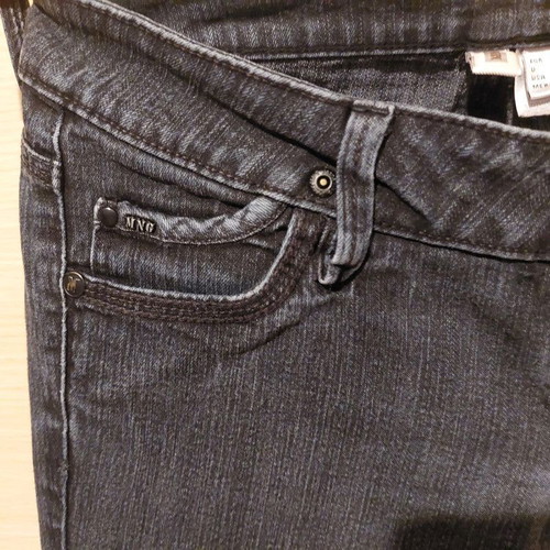 MNG Jeans Bianca Vintage women's pants used, black gray, size 36