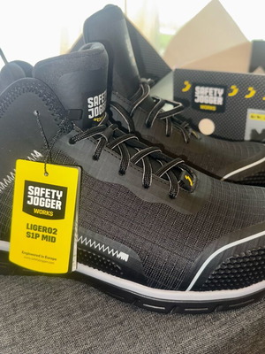 Safety Jogger Ligero2 S1P Mid καινούργιο, μαύρο και γκρι μποτάκι ασφαλείας