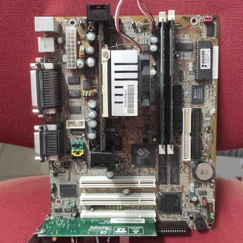 Msi ms6147 motherboard with Intel Celeron 433MHz CPU and Creative Sound Blaster Audigy 2
