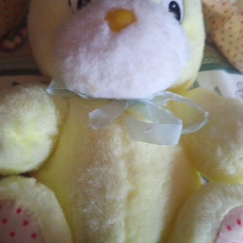 Yellow Puppy Plush Toy like new