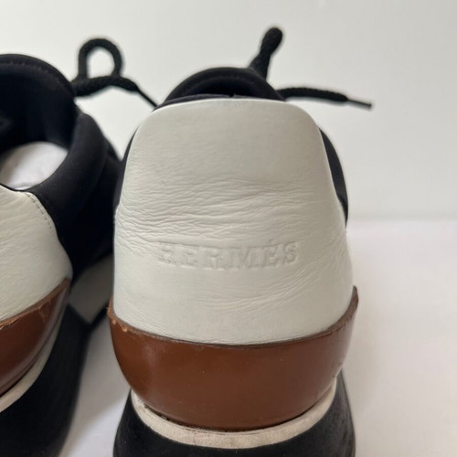 Hermès Miles sneakers used, black, size 37.5