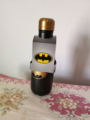 Παγούρι Batman καινούριο 540 ml με μαύρο χρυσό σχέδιο