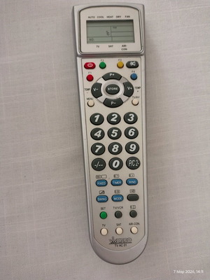 Remote control for air-condition, TV, sat, vsr like new