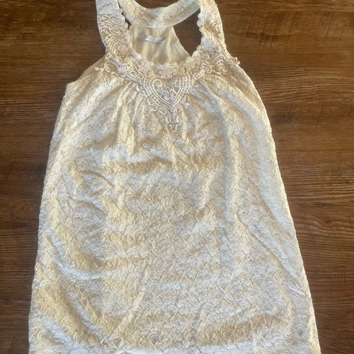 Women's dress used, size S, white