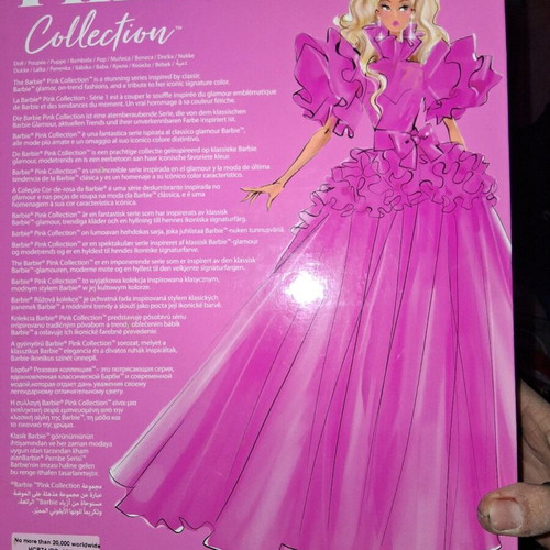 Barbie doll collectible like new with stand