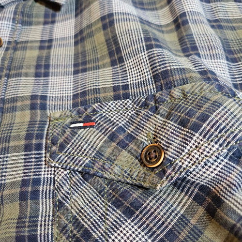 Hilfiger Denim men's checked shirt size M like new