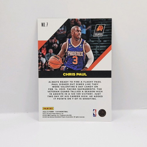 Panini Flux Chris Paul Flow Motion card like new