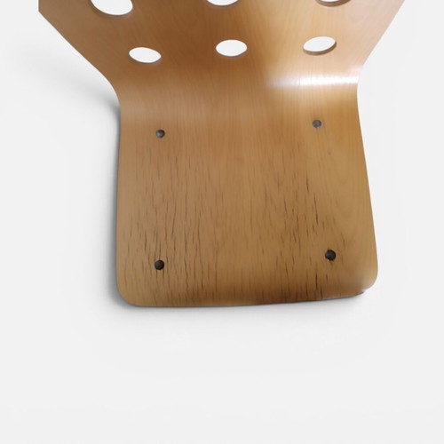 IKEA Jules chair used, wood veneer and metal frame