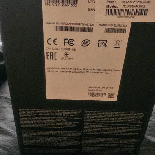Acer AH101 Windows Mixed Reality like new
