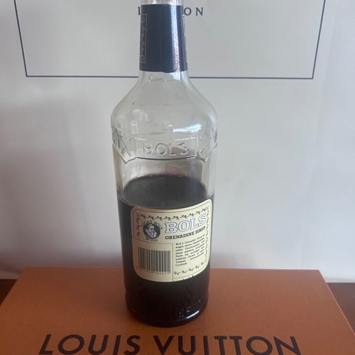 Bols Grenadine Sirup used vintage decorative bottle