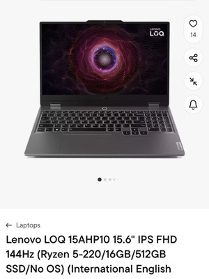 Lenovo гейминг лаптоп като нов