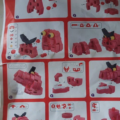 3D dinosaur like new for creative play with children