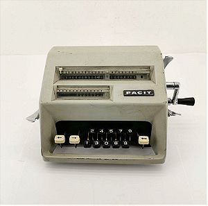 FACIT model 1004 αριθμομηχανή του 1960 λειτουργική
