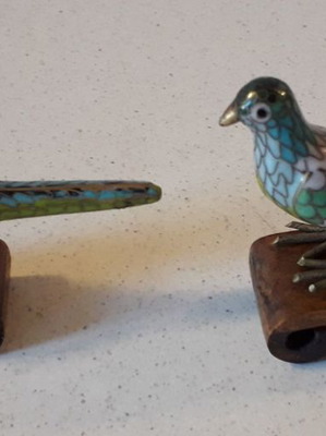 Cloisonné birds used