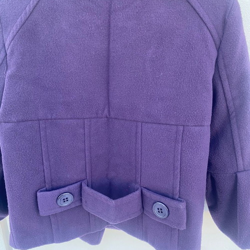 Purple coat used, size M