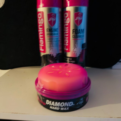 Flamingo Car Cleaning Set like new, 3 products