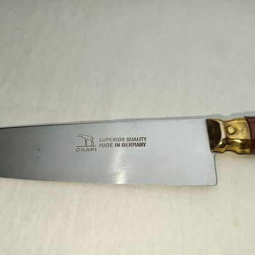 Okapi Chef Knife Vintage Genuine Germany Bakelite Handle 1980s
