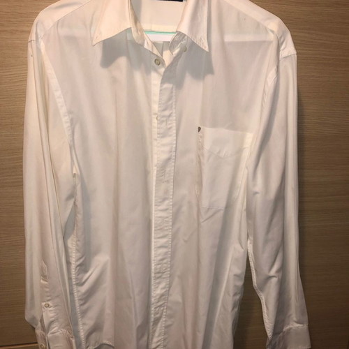 Cotton white shirt New Man size M used
