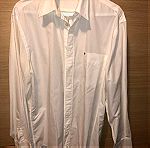  Ανδρικό Βαμβακερό λευκο πουκαμισο New Man (M)