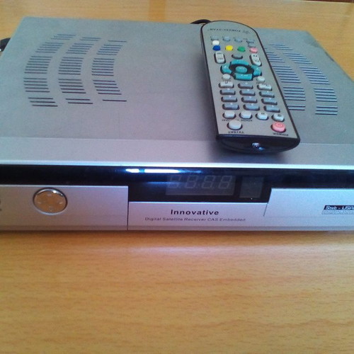 Satellite Set Televes dish with 2 digital receivers like new