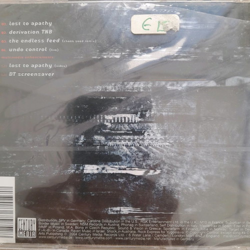 Dark Tranquillity Lost To Apathy CD metal