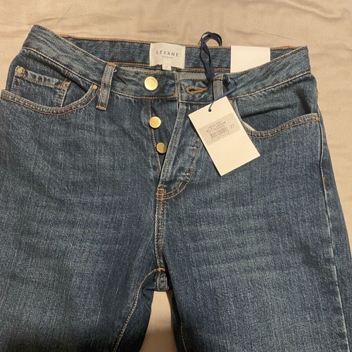 Sézane denim jeans new, size 27, blue