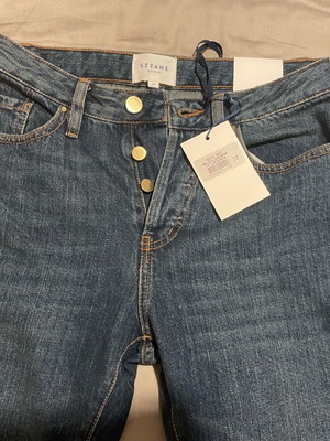 Sézane denim jeans new, size 27, blue