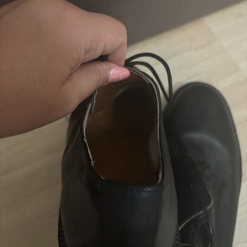 Olympos men's leather derby shoes size 44 black like new