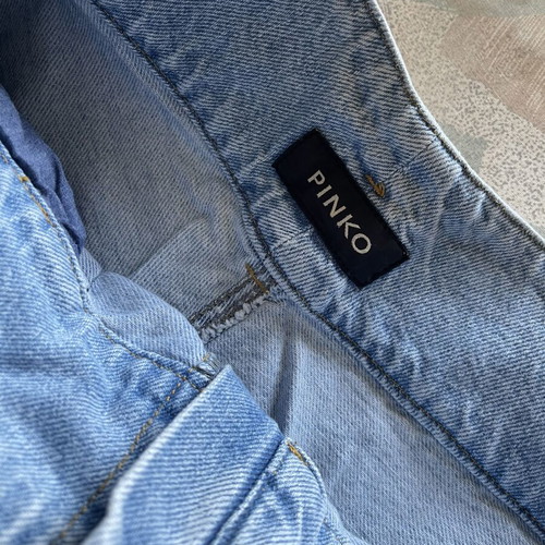 Pinko denim bermuda shorts, blue, size L