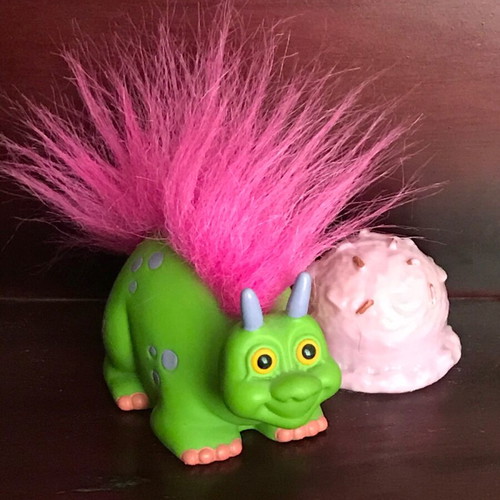Prehistoric Dino Troll by russ vintage figure used