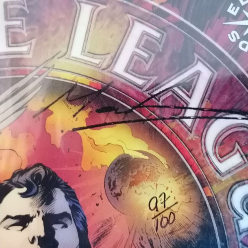 Justice League: Another Nail #1 like new, signed DC Comics